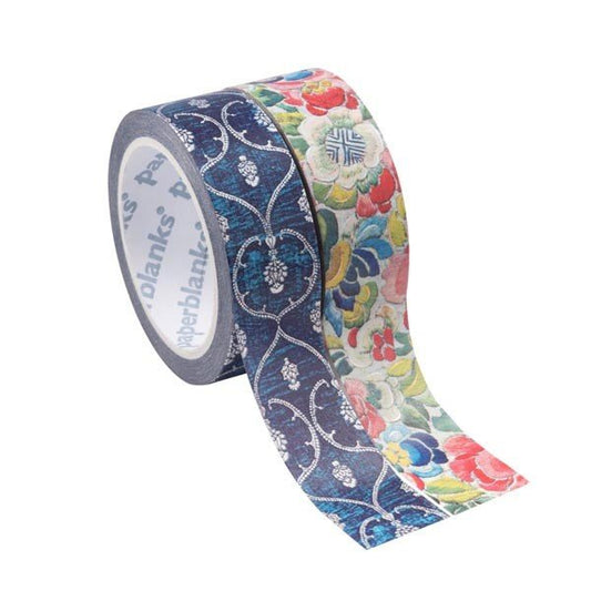 Paperblanks Washi Tape Blue Velvet/Pear Garden - 24Papershop