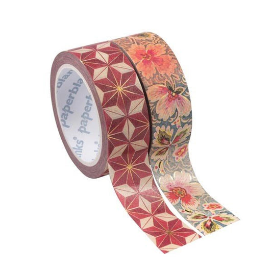 Paperblanks Washi Tape Hishi/Filigree Floral Ivory - 24Papershop