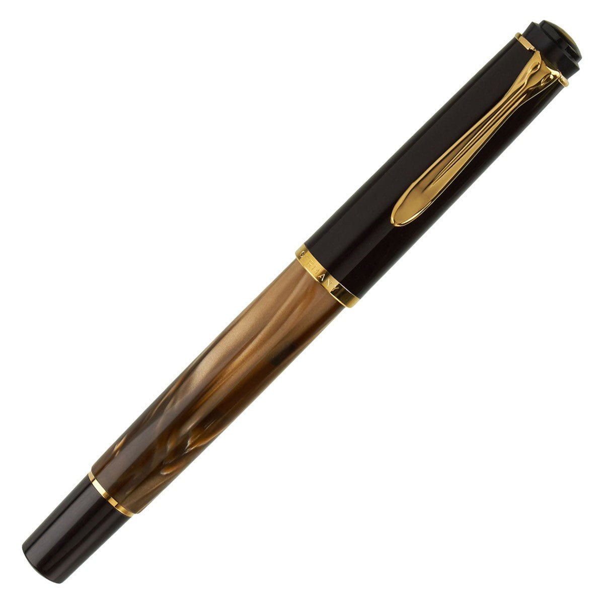 Pelikan Fountain Pen Classic M200 - Brown Marbled - 24Papershop