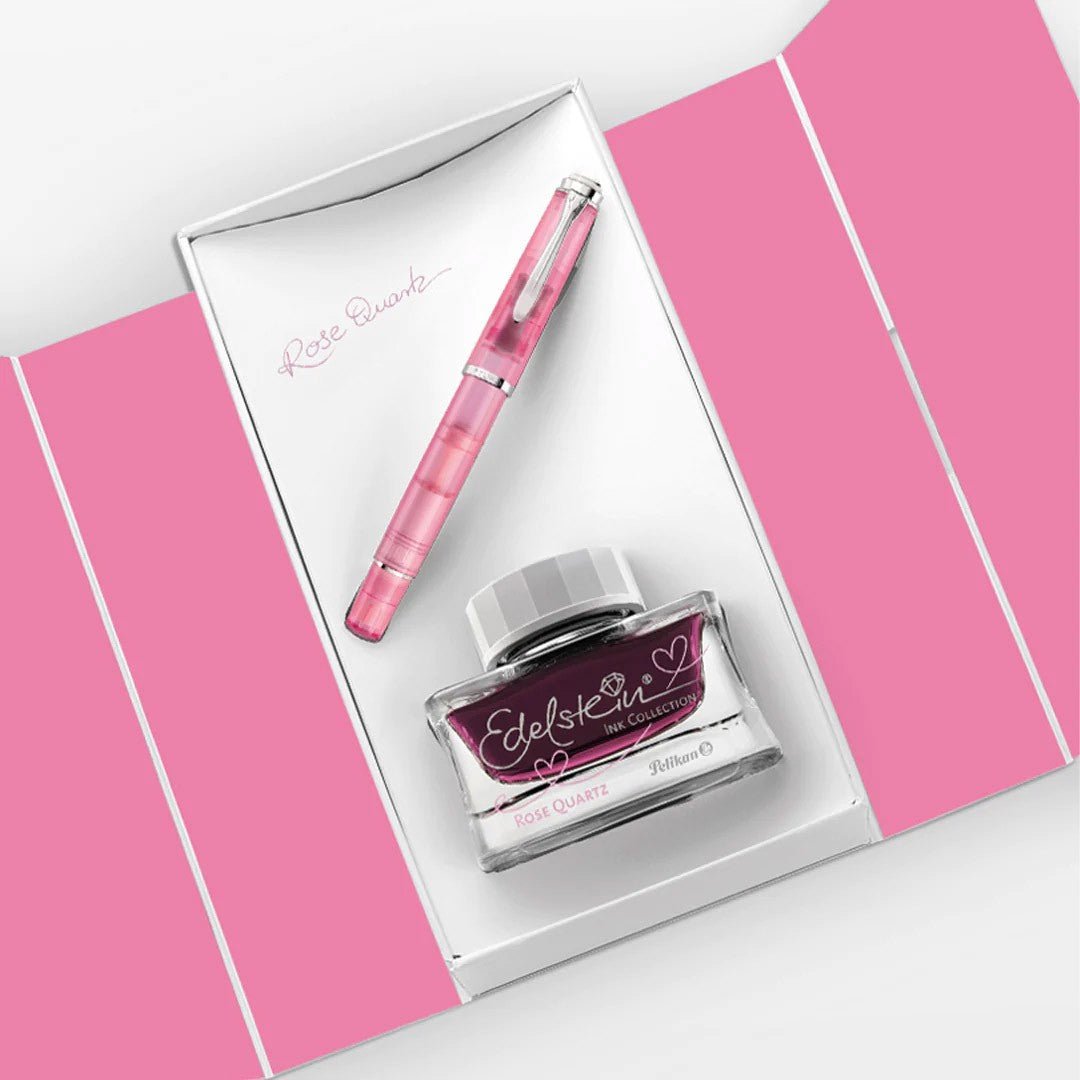 Pelikan Fountain Pen Classic M205 set - Rose Quartz (Special Edition) - 24Papershop