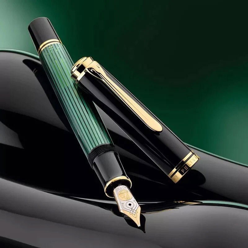 Pelikan Fountain Pen Souverän M1000 - Black - Green - 24Papershop