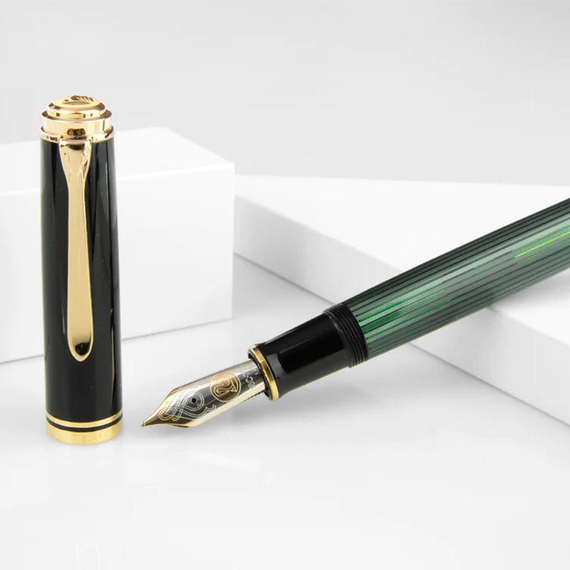 Pelikan Fountain Pen Souverän M1000 - Black - Green - 24Papershop