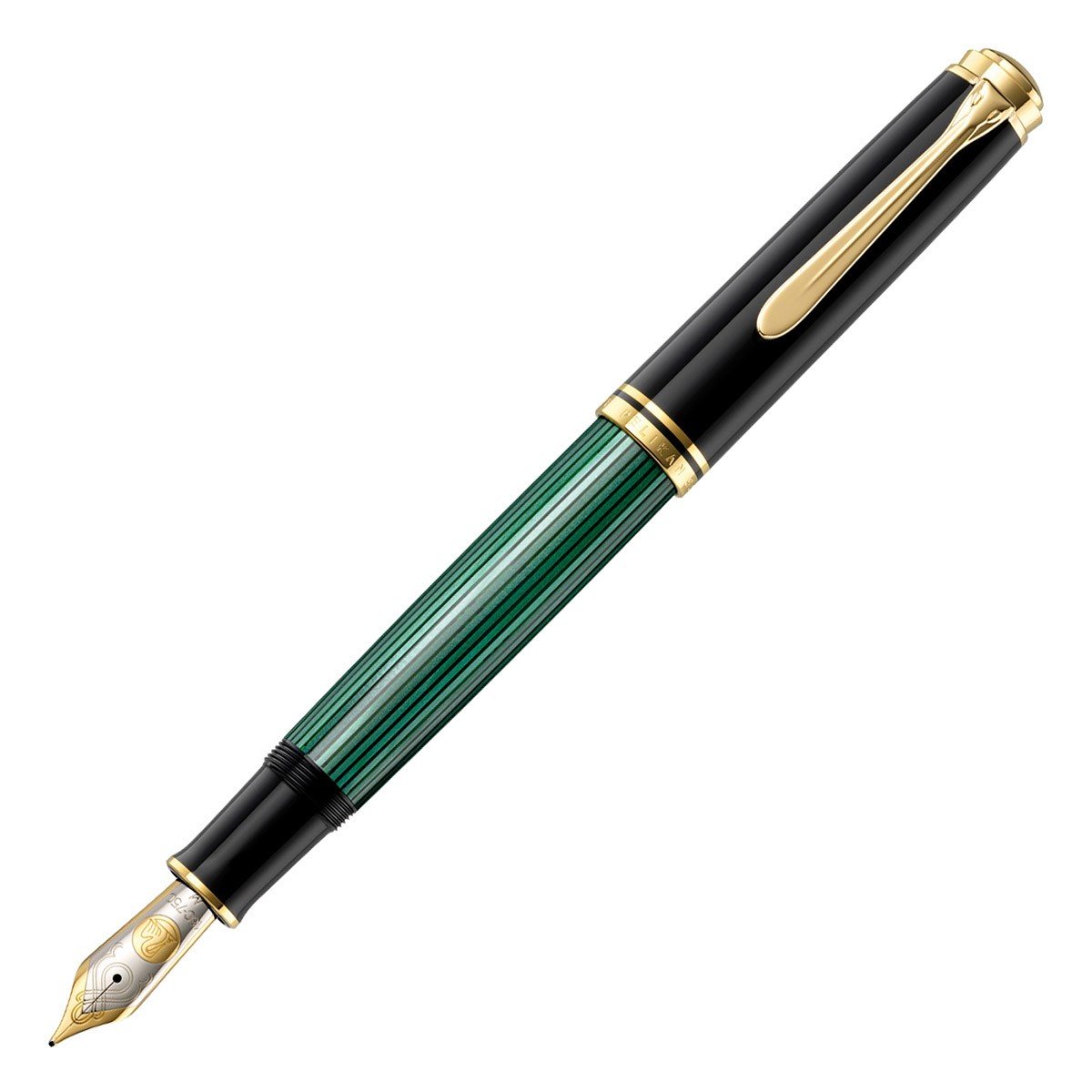 Pelikan Fountain Pen Souverän M1000 - Black - Green - 24Papershop