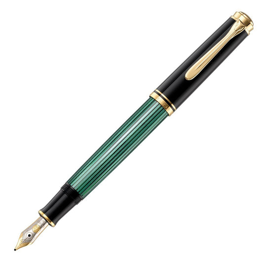 Pelikan Fountain Pen Souverän M400 - Black/ Green - 24Papershop