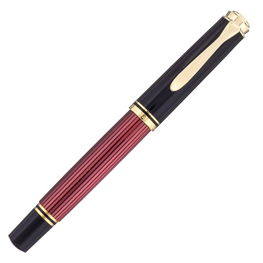 Pelikan Fountain Pen Souverän M400 - Black/ Red - 24Papershop