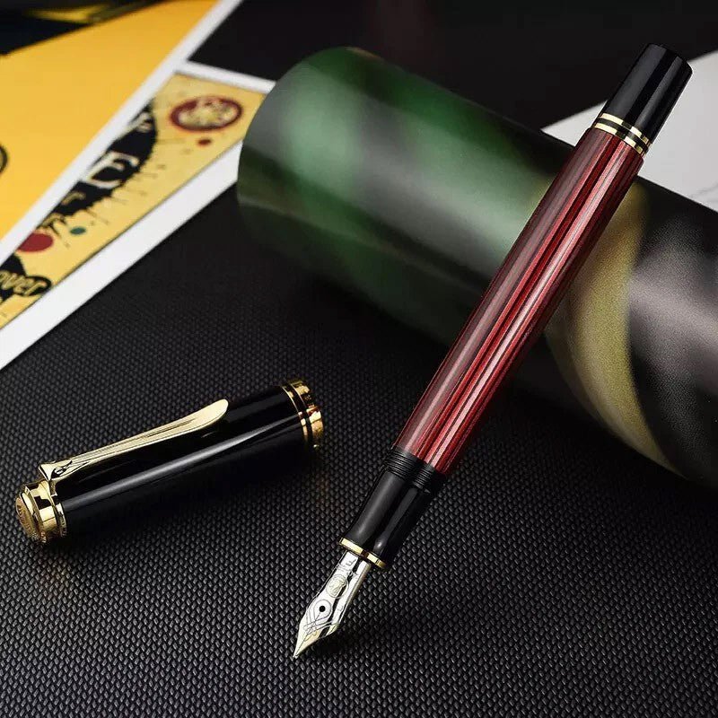 Pelikan Fountain Pen Souverän M400 - Black/ Red - 24Papershop