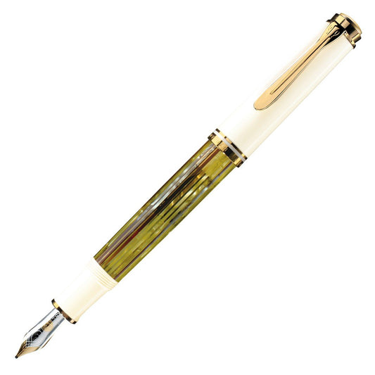 Pelikan Fountain Pen Souverän M400 - Tortoiseshell/ White - 24Papershop