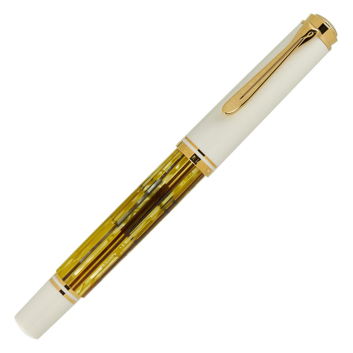 Pelikan Fountain Pen Souverän M400 - Tortoiseshell/ White - 24Papershop