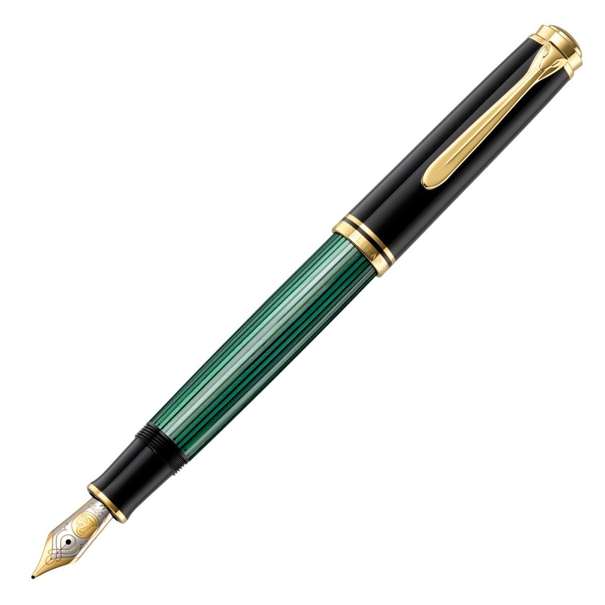 Pelikan Fountain Pen Souverän M800 - Black/ Green - 24Papershop