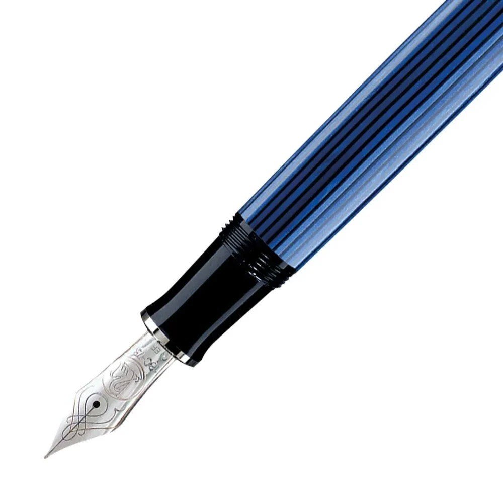 Pelikan Fountain Pen Souverän M805 - Black/ Blue - 24Papershop