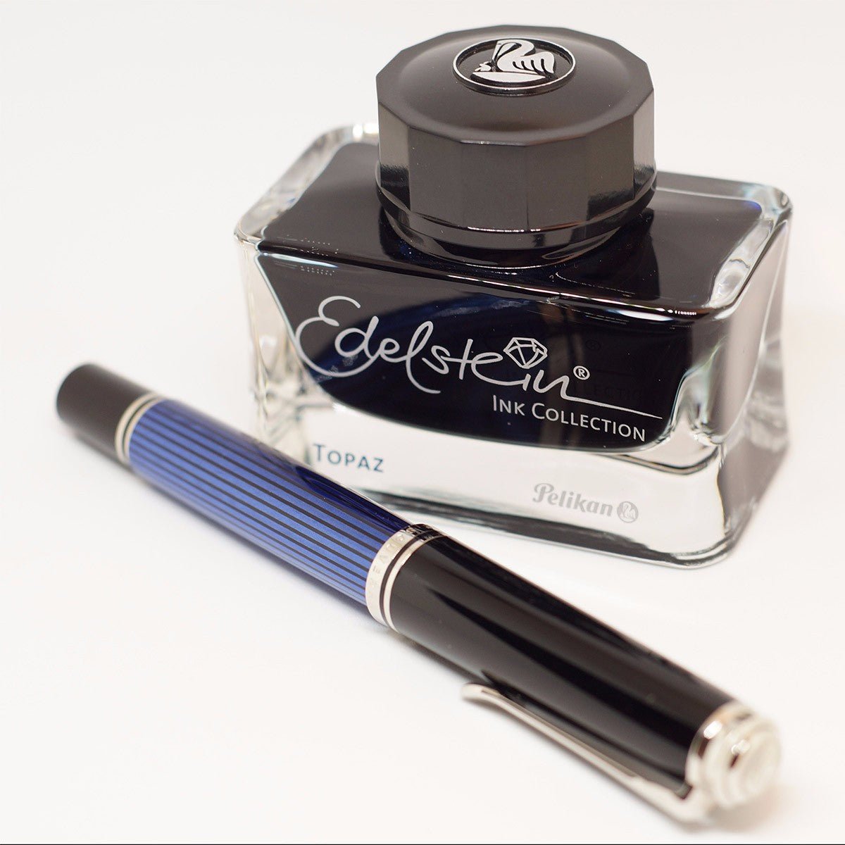 Pelikan Fountain Pen Souverän M805 - Black/ Blue - 24Papershop