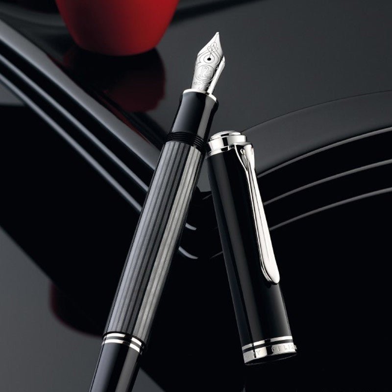 Pelikan Fountain Pen Souverän M805 Stresemann - Black/ Anthracite - 24Papershop