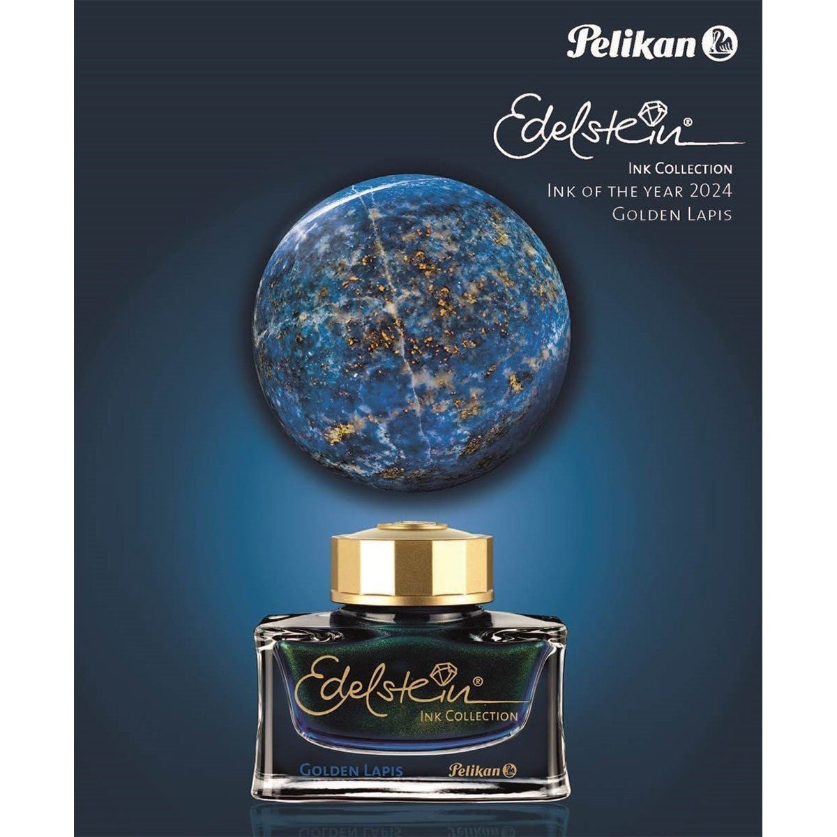 Pelikan Ink Edelstein - Golden Lapis Year 2024 - 24Papershop