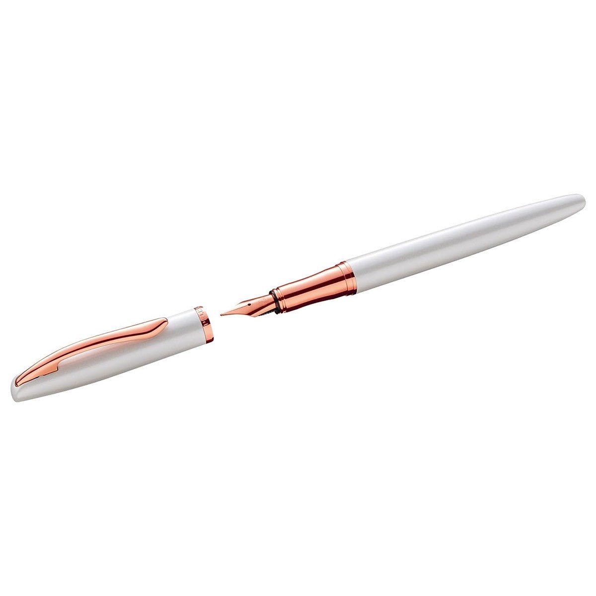 Pelikan Jazz Noble Elegance Set - Vulpen & Ballpoint - Pearl White - 24Papershop