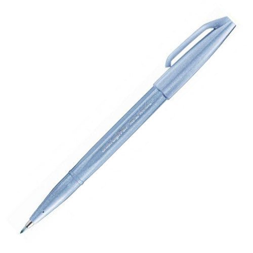 Pentel Brush Sign Pen - Grey Blue - 24Papershop