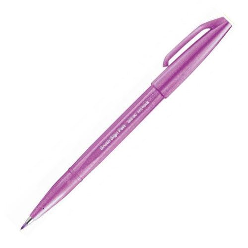 Pentel Brush Sign Pen - Pink Purple - 24Papershop