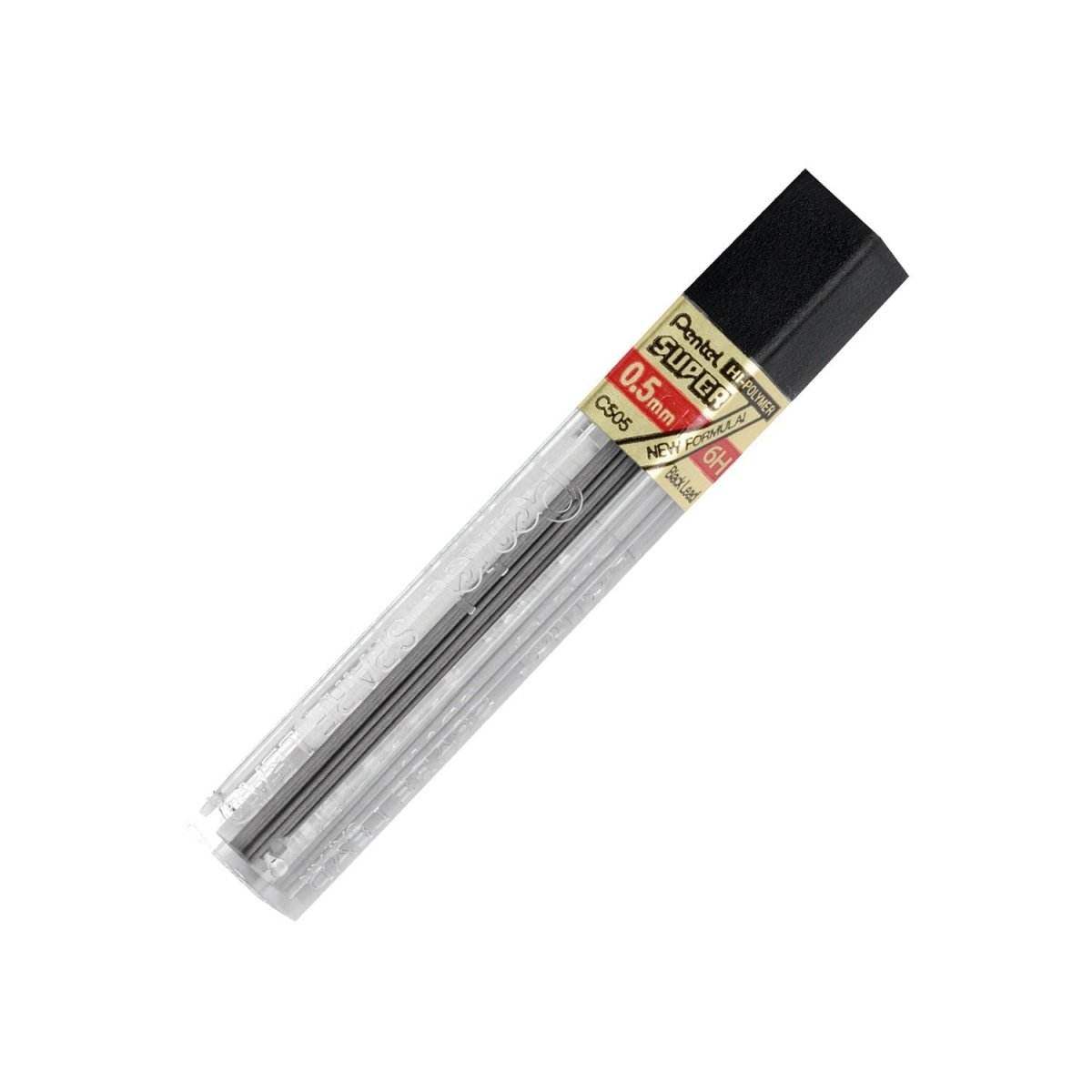 Pentel Potloodvulling Hi-PolymerSuper 0.5mm 6H - 24Papershop