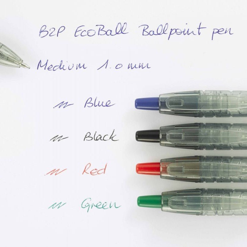 Pilot B2P Ecoball Be Green Balpen Medium - Rood - 24Papershop