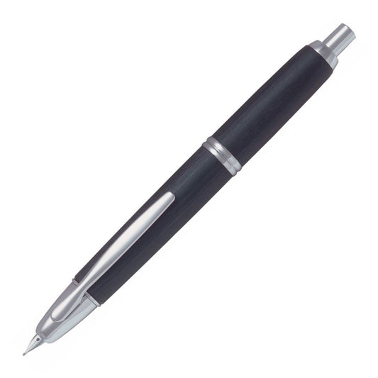 Pilot Capless Fountain Pen Birch Wood - Black - 24Papershop