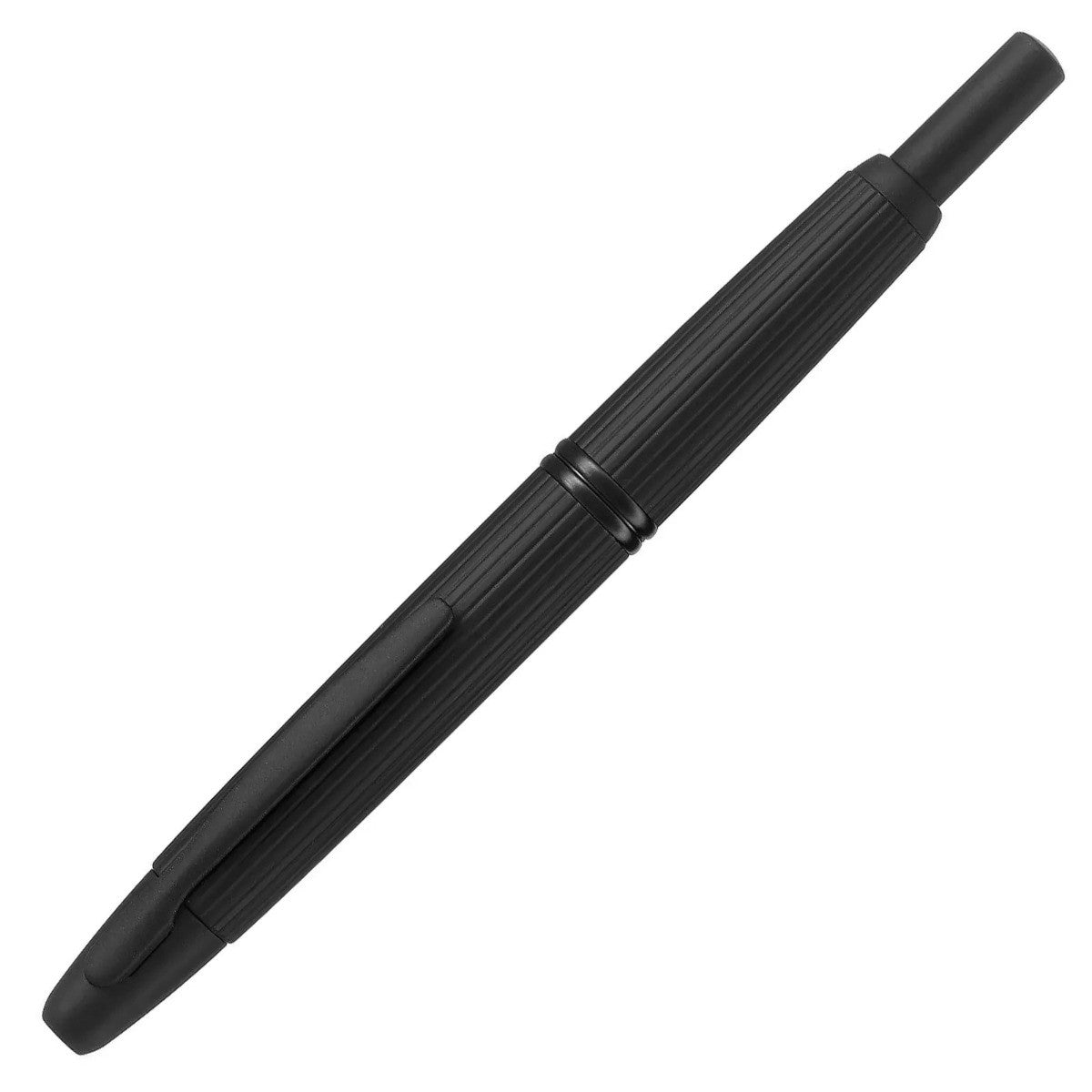 Pilot Capless Fountain Pen - Stripe Matt Black - 24Papershop