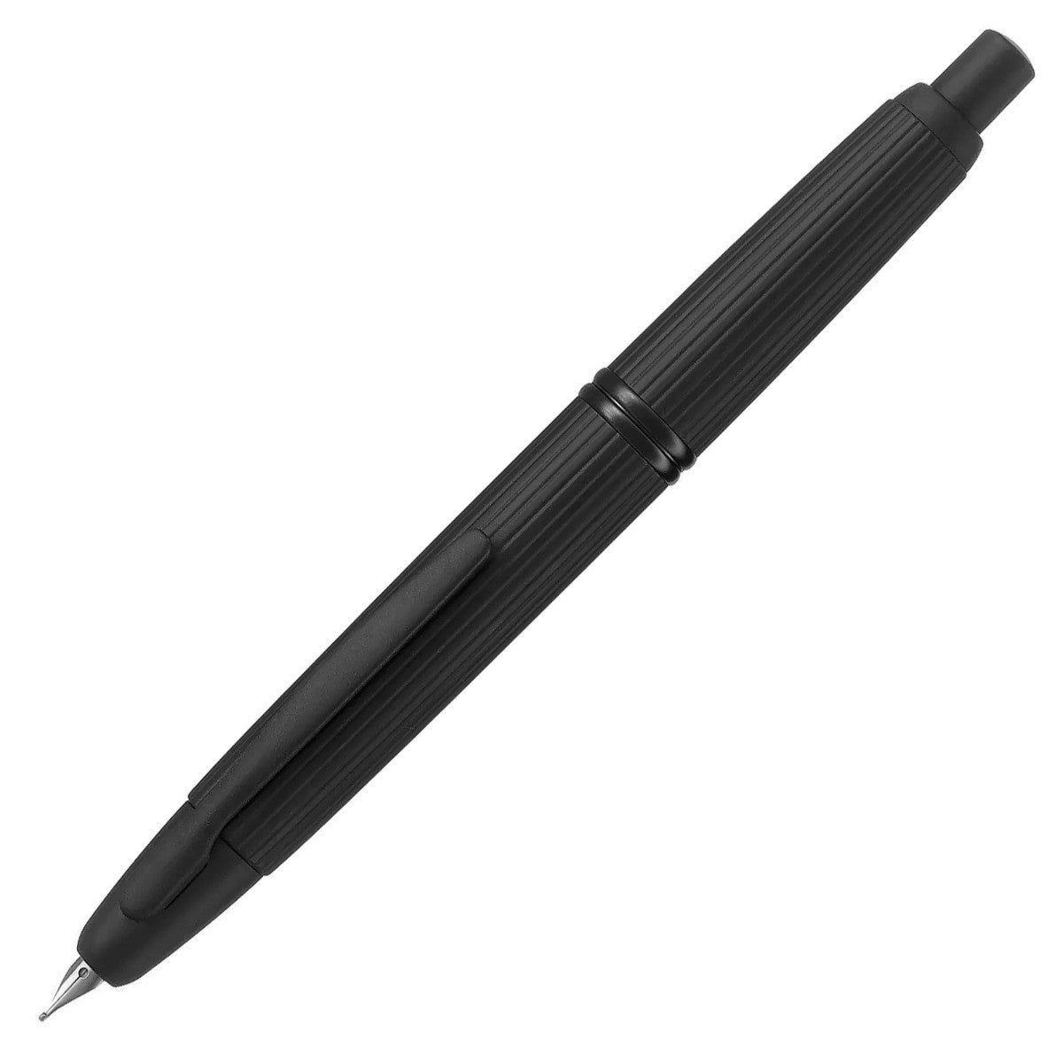 Pilot Capless Fountain Pen - Stripe Matt Black - 24Papershop