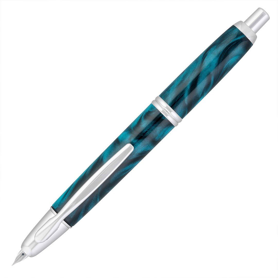 Pilot Capless SE Fountain Pen - Marble Green - 24Papershop