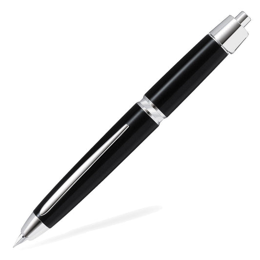 Pilot Fountain Pen Capless LS - Black Rhodium - 24Papershop