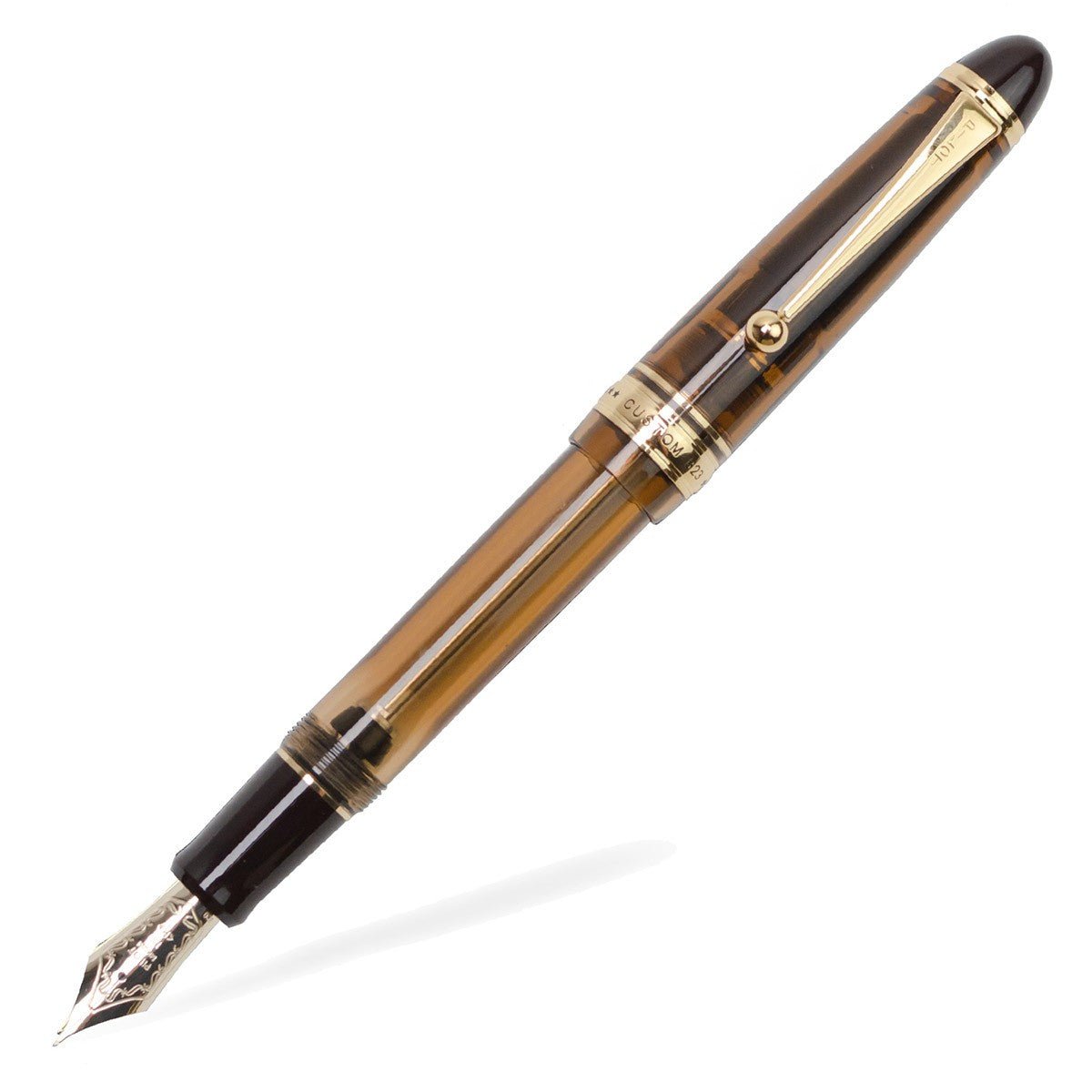 Pilot Fountain Pen Custom 823 GT Amber - Bold - 24Papershop