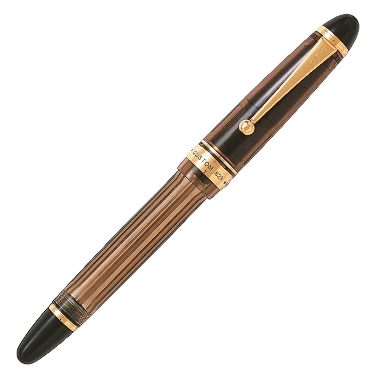 Pilot Fountain Pen Custom 823 GT Amber - Bold - 24Papershop