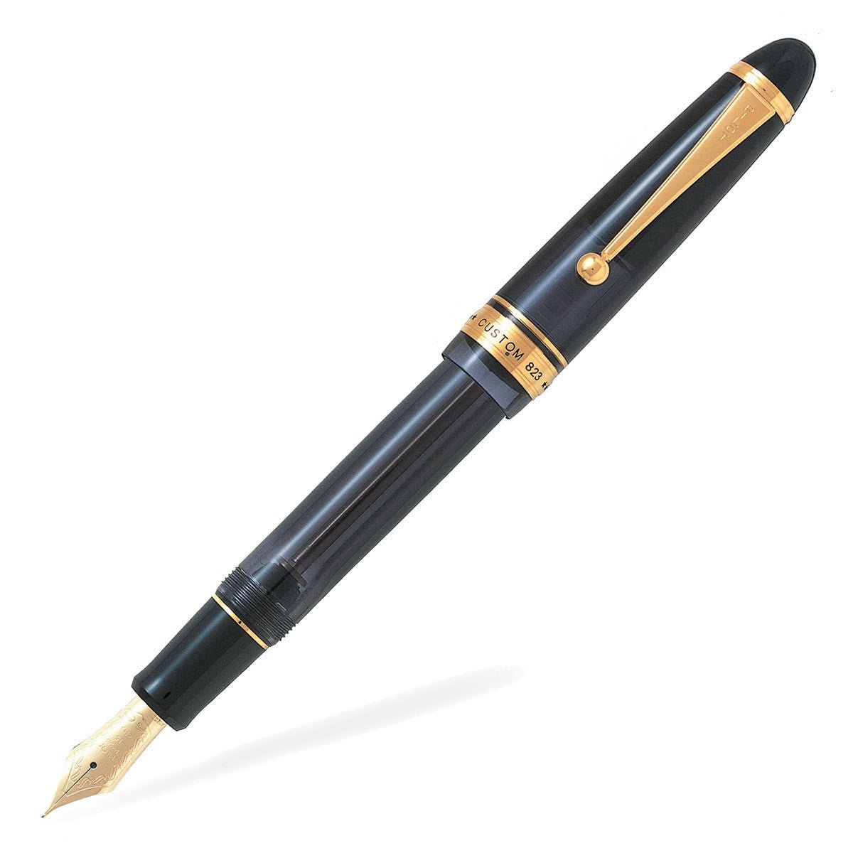 Pilot Fountain Pen Custom 823 GT Black - Bold - 24Papershop