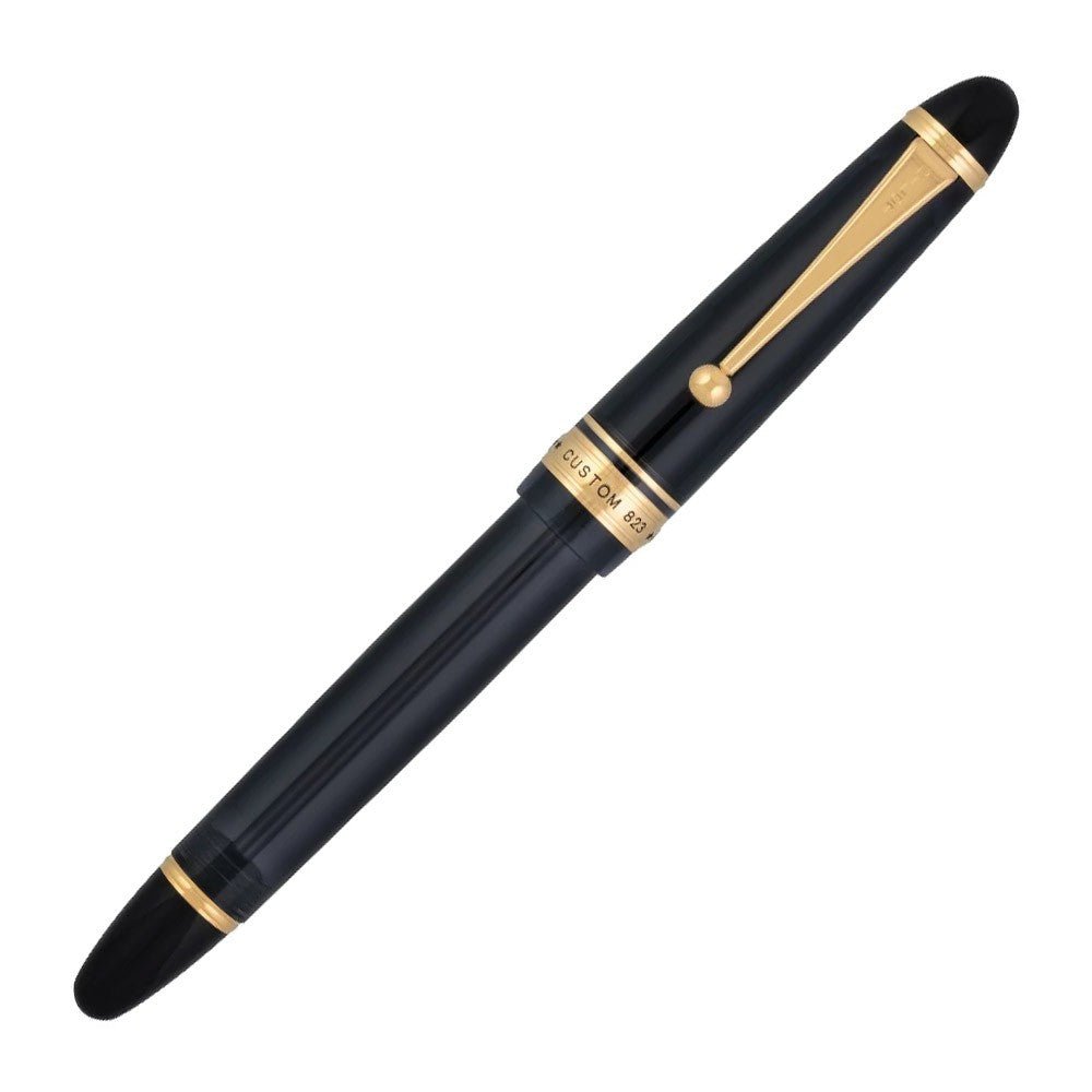 Pilot Fountain Pen Custom 823 GT Black - Bold - 24Papershop