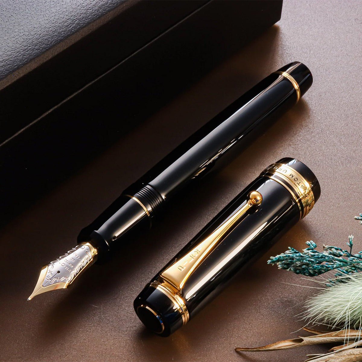 Pilot Fountain Pen Custom Urushi Black - 24Papershop