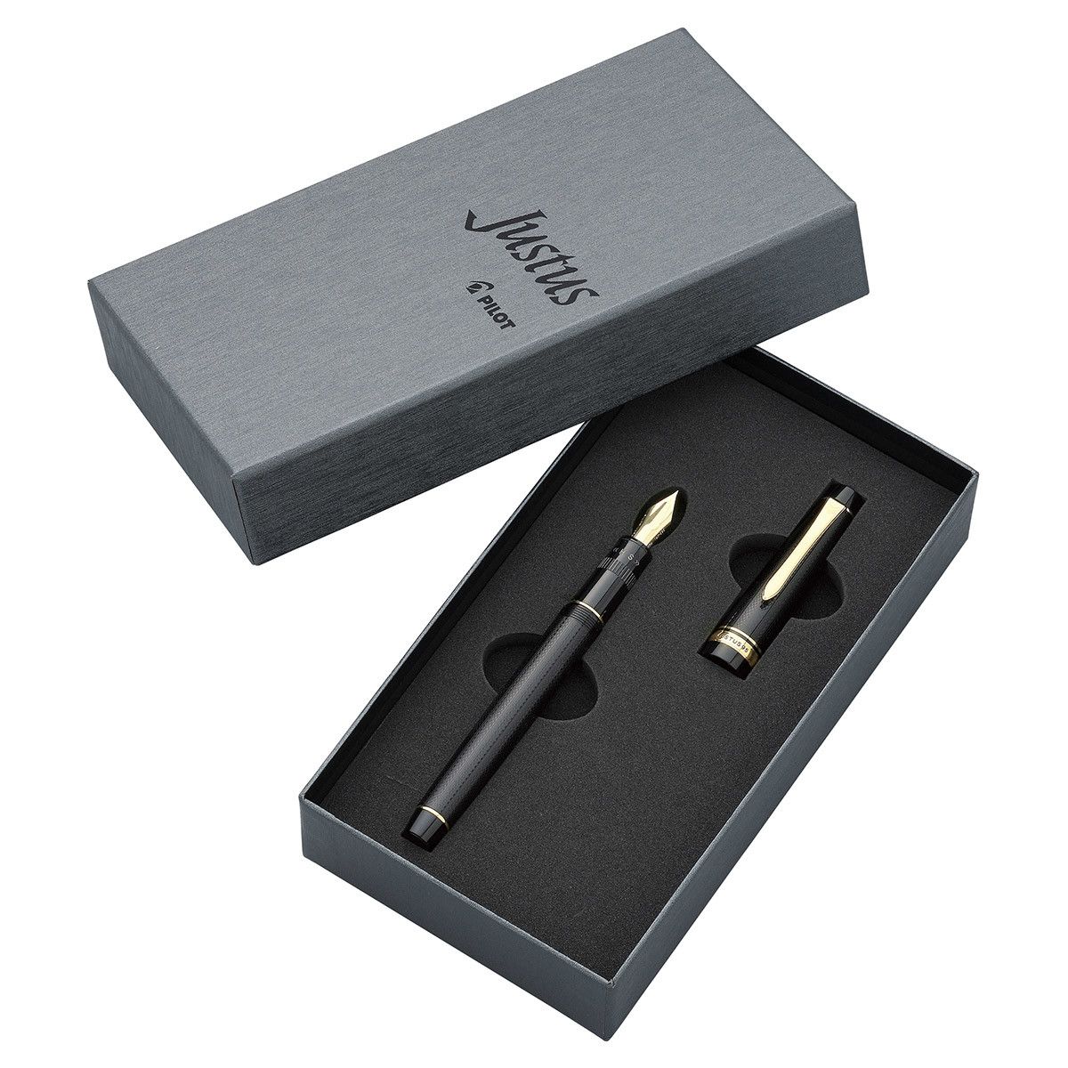 Pilot Fountain Pen Justus 95 Black - Gold Fine - 24Papershop