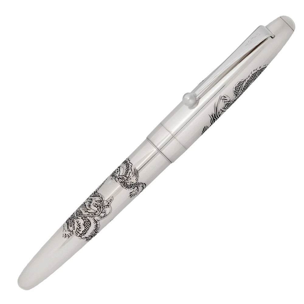 Pilot Fountain Pen Silver - Dragon - 24Papershop