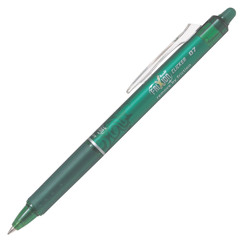 Pilot Frixion Ball Clicker Pen - Green - 24Papershop