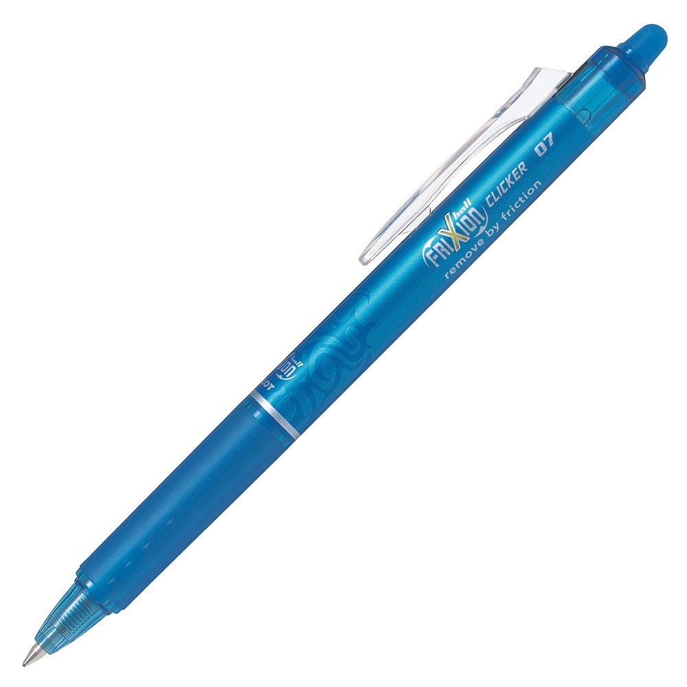 Pilot Frixion Ball Clicker Pen - Light Blue - 24Papershop