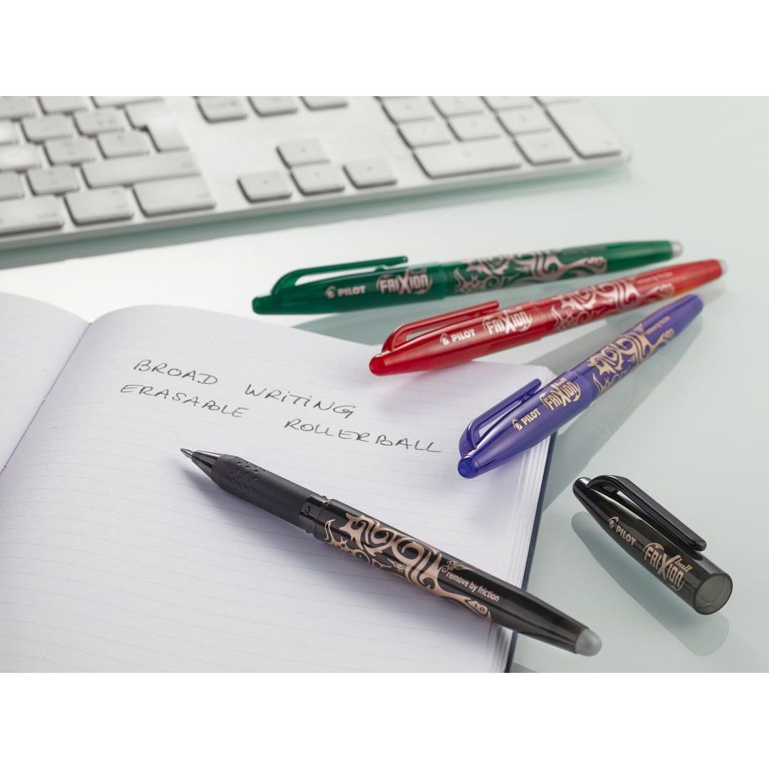 Pilot Frixion Ball Pen Breed - Groen - 24Papershop