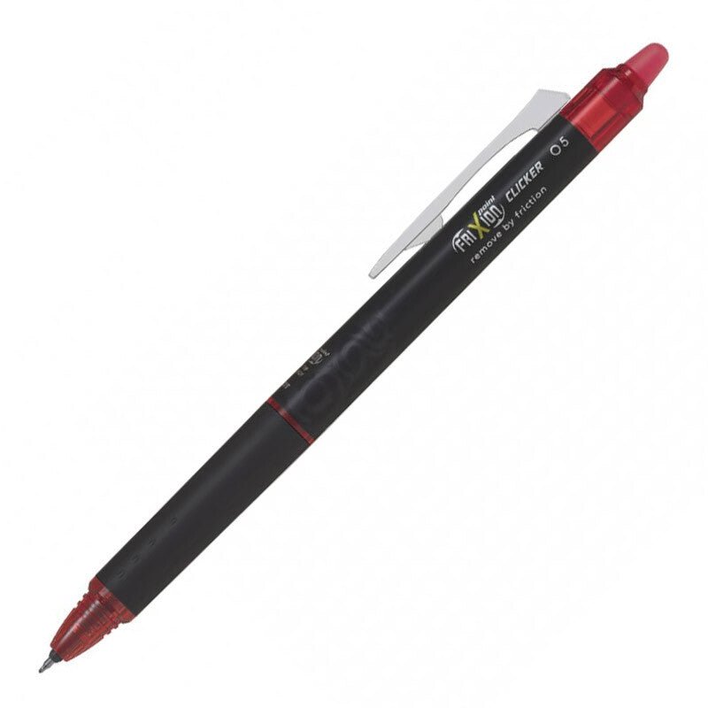 Pilot Frixion Ball Point Clicker Uitwisbaar 0.25 - Rood - 24Papershop