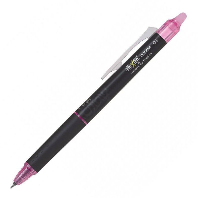 Pilot Frixion Ball Point Clicker Uitwisbaar 0.25 - Roze - 24Papershop