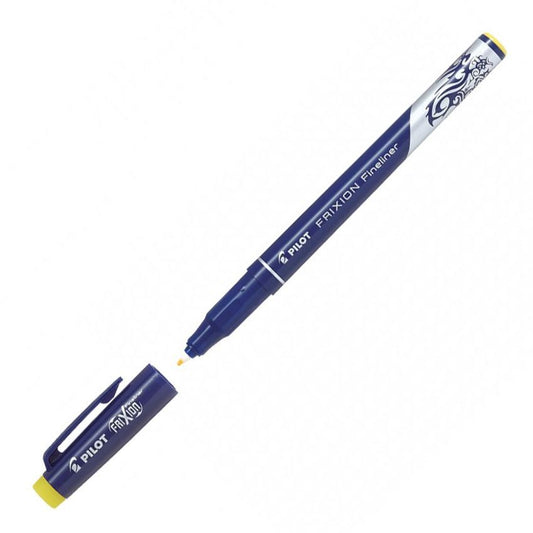 Pilot Frixion Fineliner Marker Pen - Geel - 24Papershop