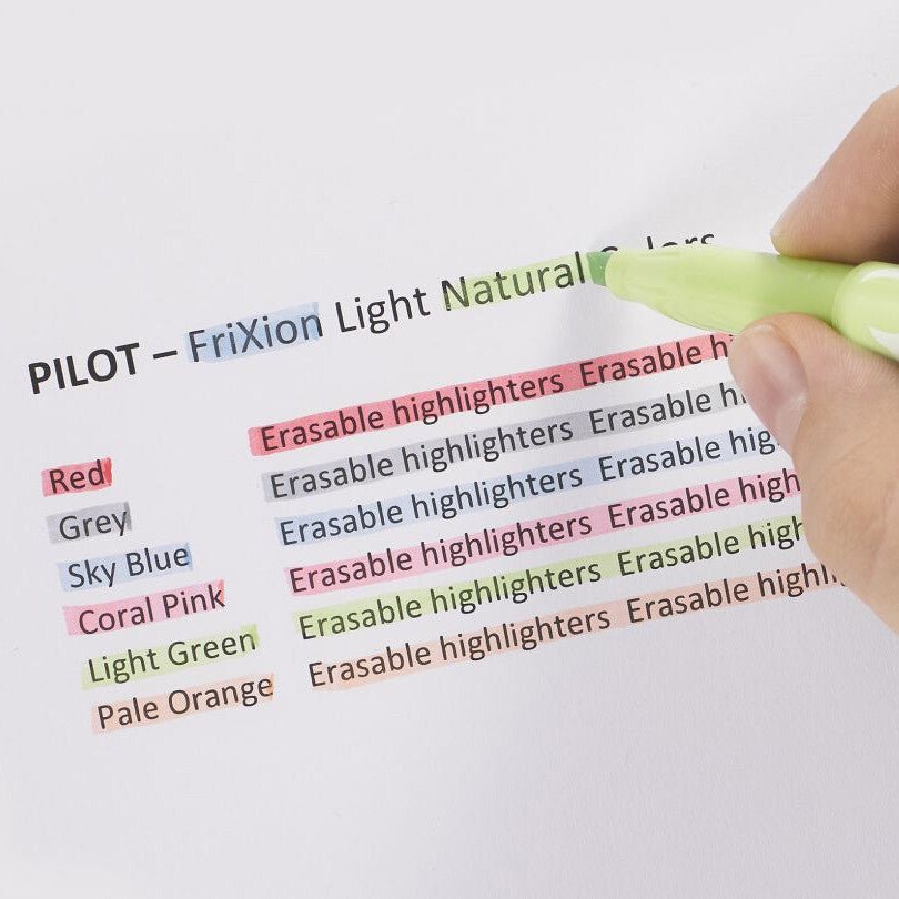 Pilot Frixion Light Natural Highlighter Pen - Pale Orange - 24Papershop