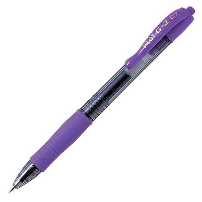 Pilot G - 2 07 Gel rollerball Paars - 24Papershop