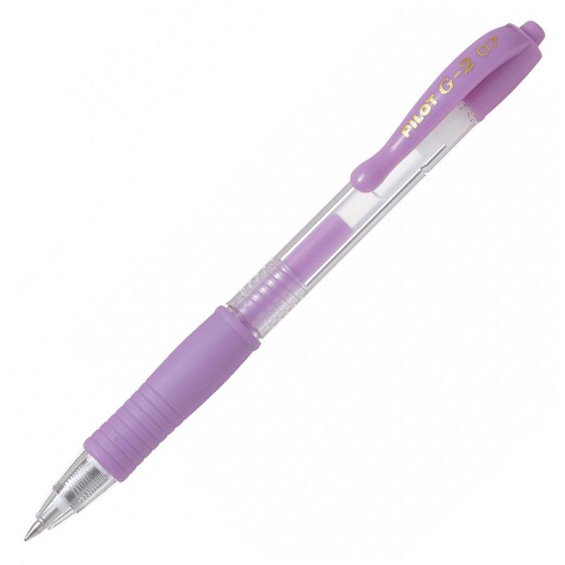 Pilot G - 2 07 Gel Rollerball Pastel Paars - 24Papershop