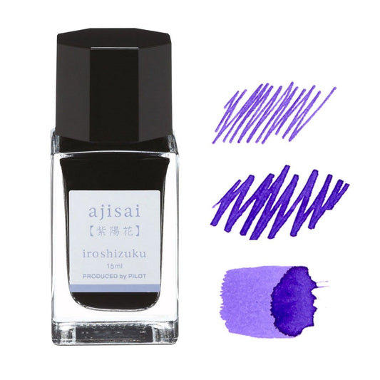 Pilot Iroshizuku Inkt 15ml Ajisai (Paars/ Blauw) - 24Papershop