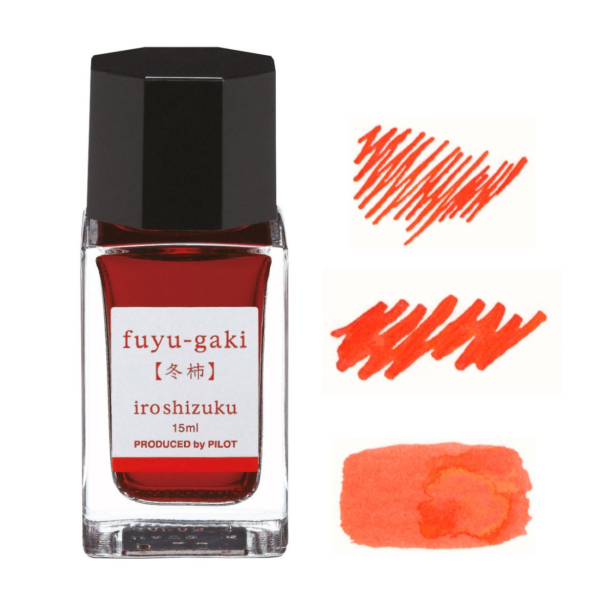 Pilot Iroshizuku Inkt 15ml Fuyu - Gaki (Rood) - 24Papershop