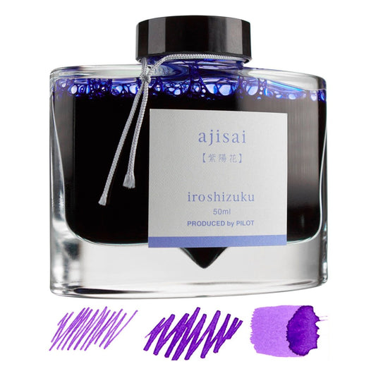 Pilot Iroshizuku Inkt 50ml Ajisai (Paars/ Blauw) - 24Papershop