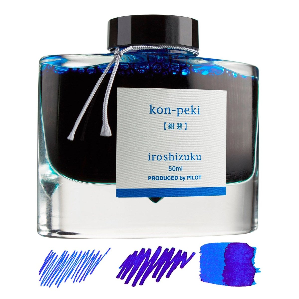 Pilot Iroshizuku Inkt 50ml Kon - Peki (Hemels Blauw) - 24Papershop