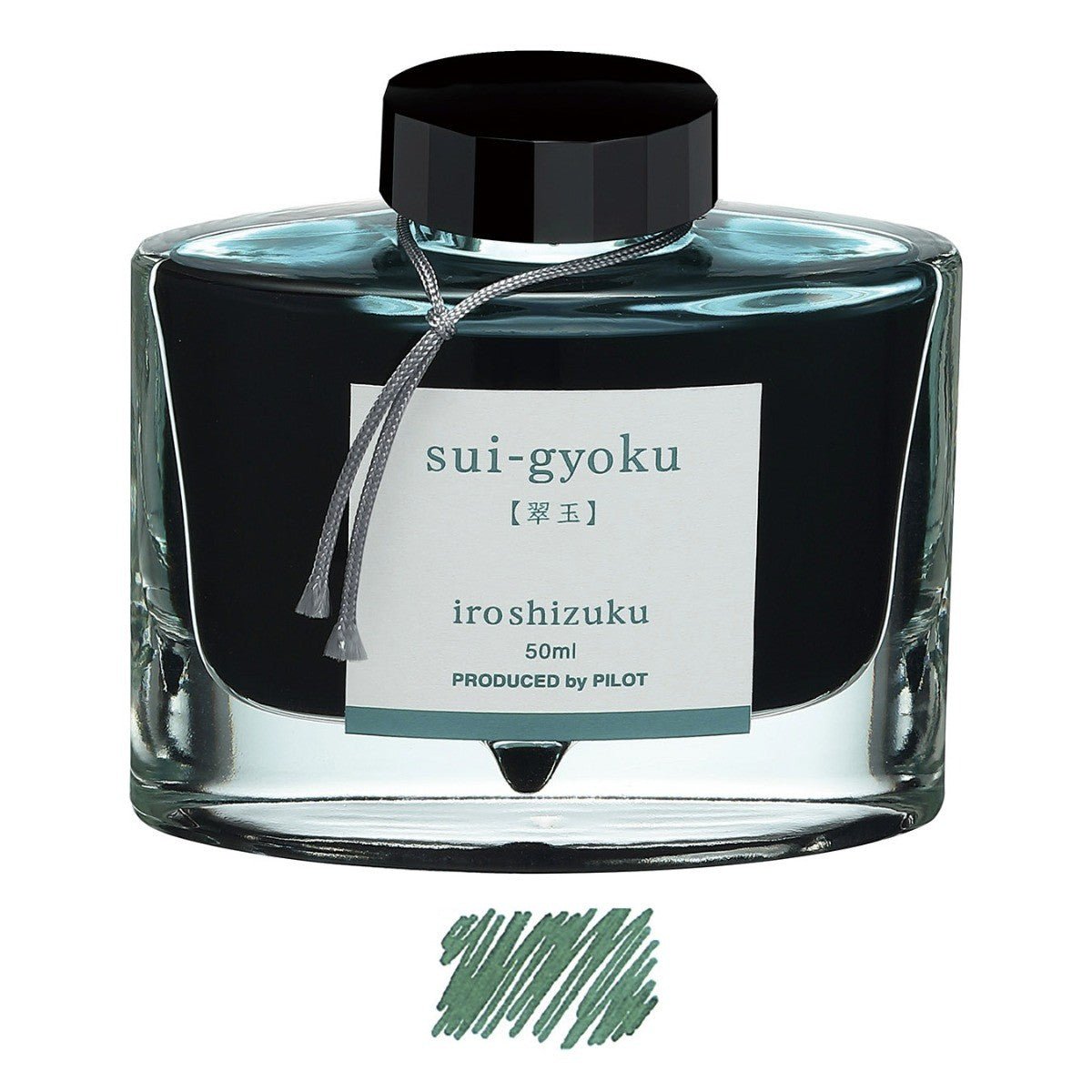 Pilot Iroshizuku Inkt 50ml Sui - Gyoku (Donkergroen) - 24Papershop