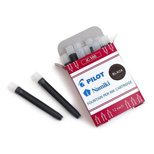 Pilot Namiki IC - 100 Inktcartridges - Zwart - 24Papershop