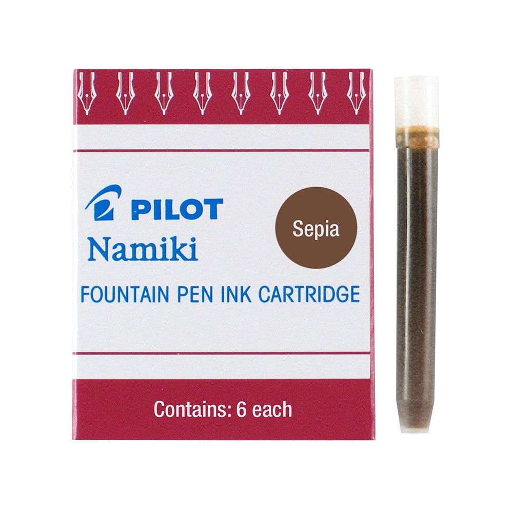 Pilot Namiki IC - 50 Inktcartridges - Bruin - 24Papershop